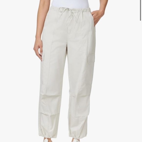 Kensie Jeans Women’s‎ High-Rise Cargo Drawstring Parachute Pants  Sz 10 - Picture 1 of 10